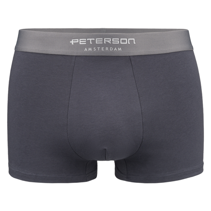 Boxeri bărbătești din bumbac, set de 3 perechi, negru - gri XL - Peterson PTR-PTN MY-3-B01XL-BL-DG [6]