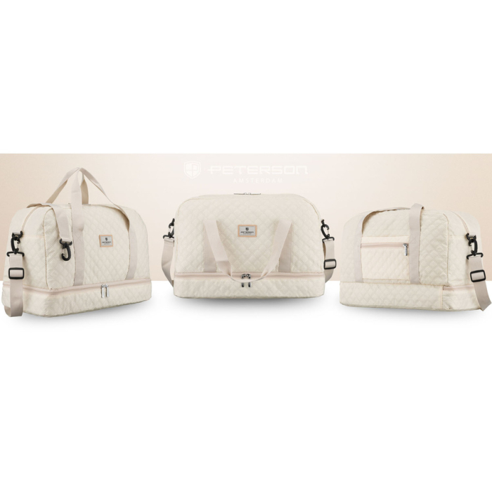 Geantă sport bej din poliester - Peterson PTR-PTN PIK-01-8533 BEIG [8]