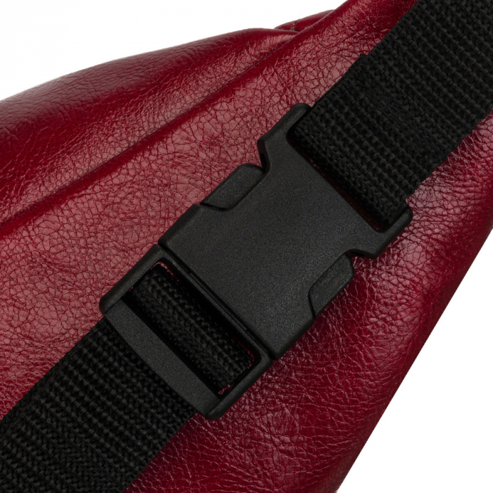 Borseta de dama din piele ecologica rosie, suspendata pe o curea reglabila PTR-SASZ-01 RED [7]