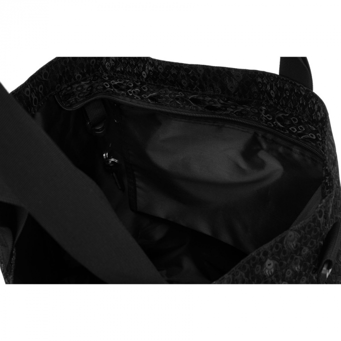 Geantă confortabilă pentru femei, din poliester, de culoare neagră - Rovicky PTR-R-TZ15605-2486 BLACK [5]