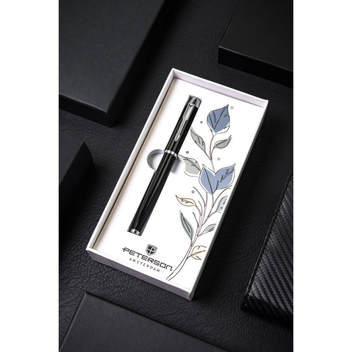 Pix metalic negru cu mină neagră - Peterson PTR-PTN 222-GB BLACK-SIL [2]