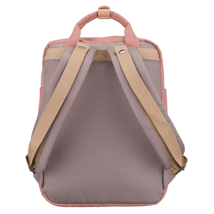 Rucsac de damă roz și gri din poliester și piele ecologică, cu un singur compartiment - Peterson PTR-PTN GAMMA WOODROSE-G [4]