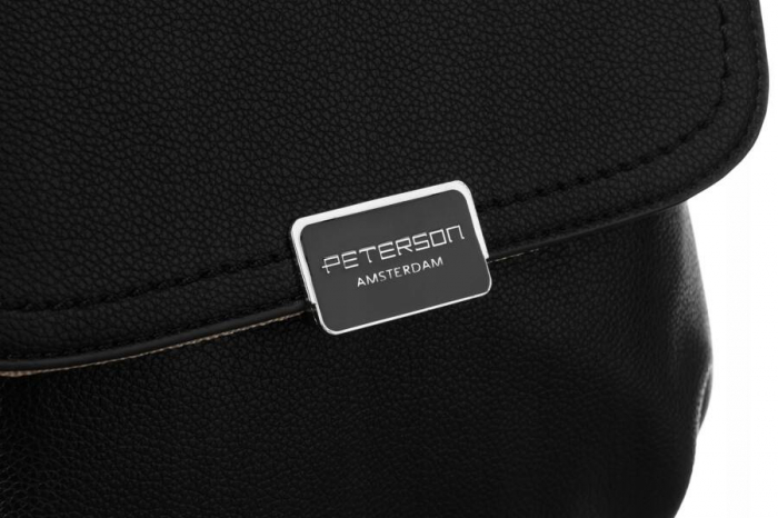 Rucsac clasic de dama din piele ecologica - Peterson PTR-PTN 6739-0227 BL [4]