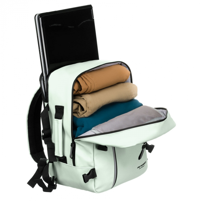 Rucsac de călătorie din poliester verde deschis - Peterson PTR-PTN SKYLINE-8619 GRE [7]