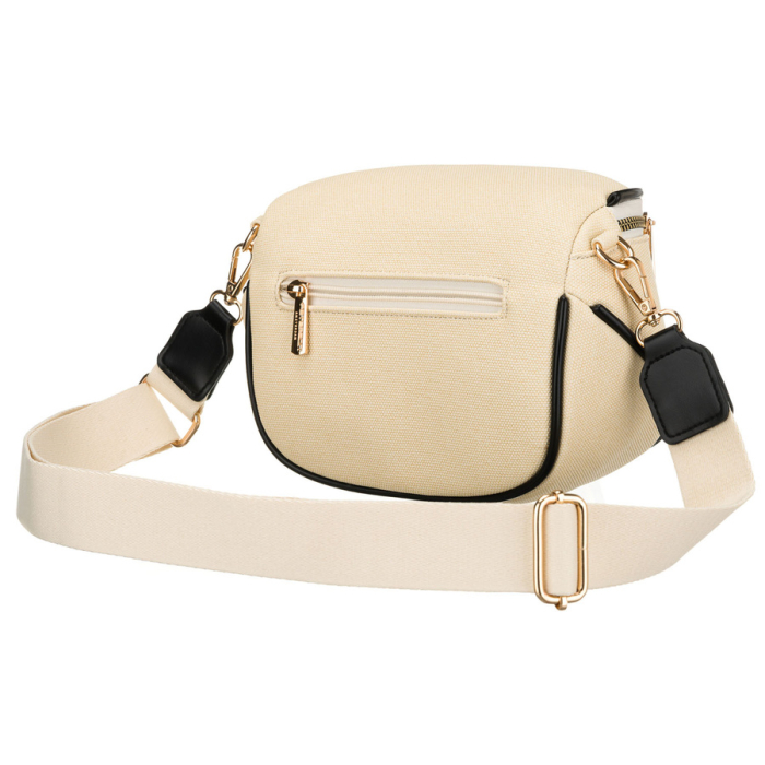 Geantă elegantă de damă din piele ecologică tip borseta - Peterson PTR-PTN MIS-07-2027 ECRU [4]