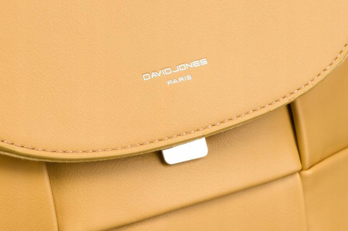 Rucsac clasic de dama din piele ecologica - David Jones PTR-6746-2 YELL [4]