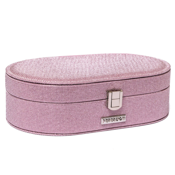 Cutie de bijuterii roz cu oglindă încorporată - Peterson PTR-PTN SZK-12-5967 PINK [4]