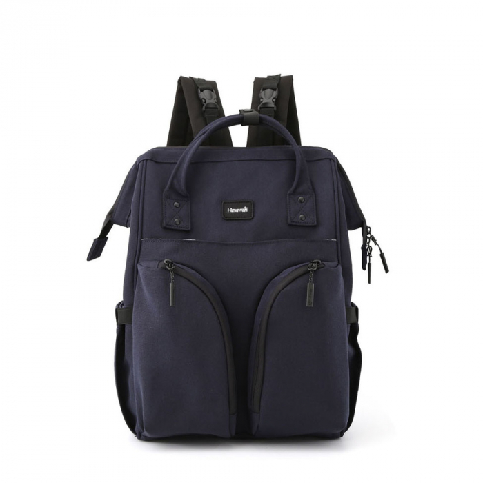 Rucsac mare de damă din poliester bleumarin - Himawari PTR-1208-07 [1]