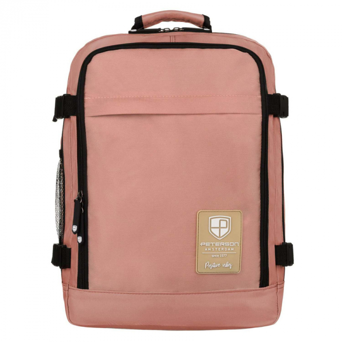 Rucsac spațios, pentru cabină de călătorie, cu port USB în culoarea roz - Peterson PTR-PTN APP-6653 PINK [3]