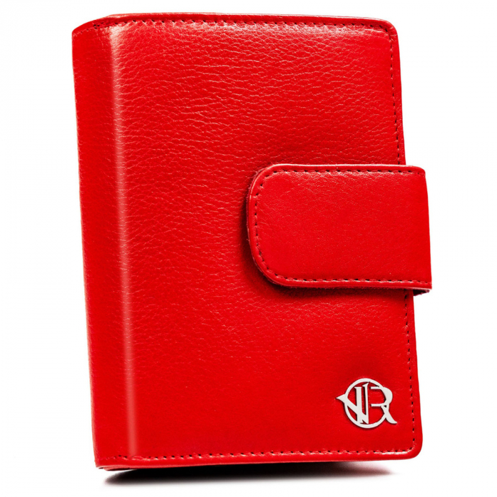 Portofel dama din piele naturala Rovicky PTR-R-D1503-NCD-BL RED [1]