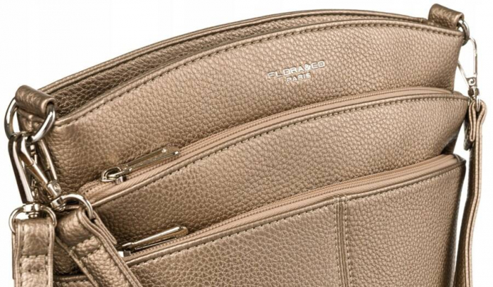 Geanta de dama cu bareta si maner detasabil - David Jones PTR-F6938 TA [4]
