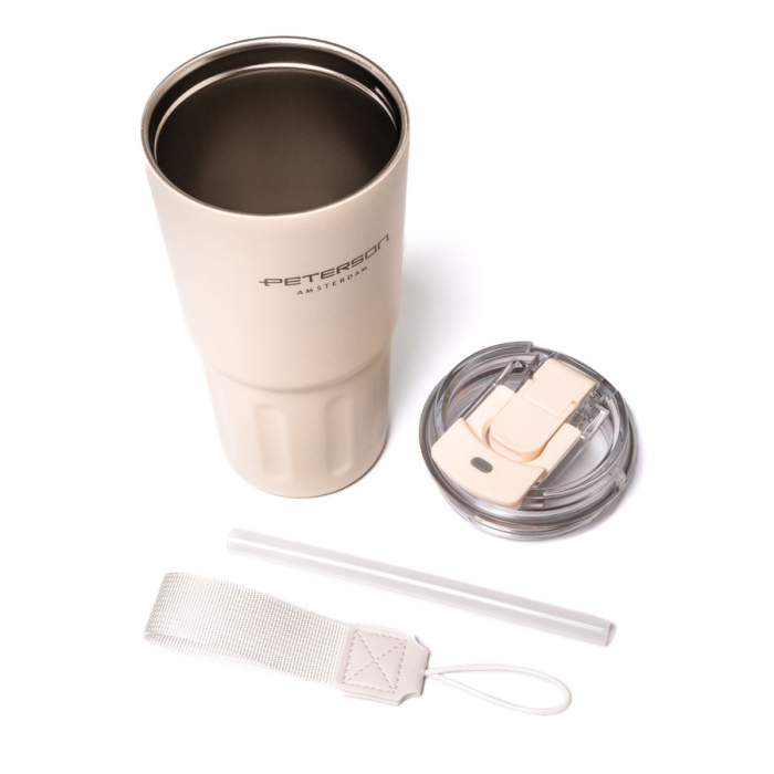Cană termică bej din oțel inoxidabil - Peterson PTR-PTN KT-01-600 BEIGE [7]