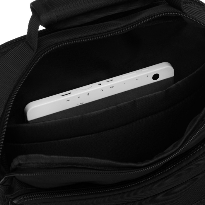 Geantă practică de tip messenger din Cordura neagră, cu închidere cu fermoar și două compartimente - Peterson PTR-PTN-73217-2126 BLACK [10]