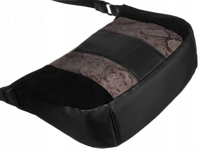 Geanta de dama din piele ecologica - David Jones PTR-6885-1 BL [8]