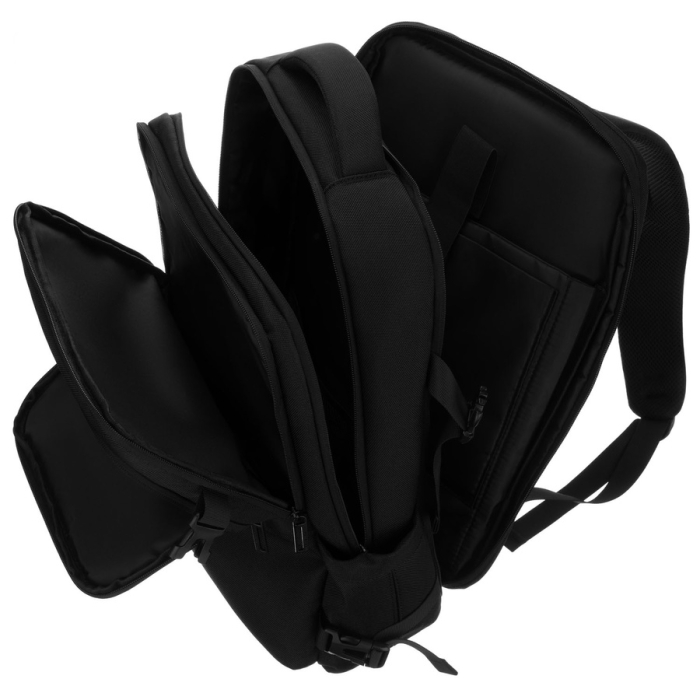 Rucsac de călătorie negru din poliester cu spațiu pentru laptop - Peterson PTR-PTN HY241-6867 BLACK [11]
