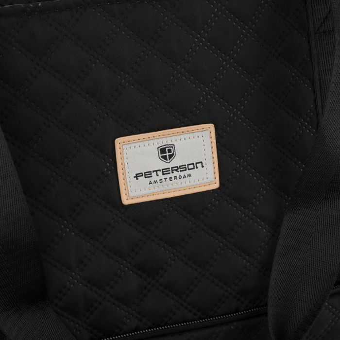 Geantă de antrenament neagră, cu un singur compartiment, din poliester - Peterson PTR-PTN PIK-02-8571 BLAC [13]