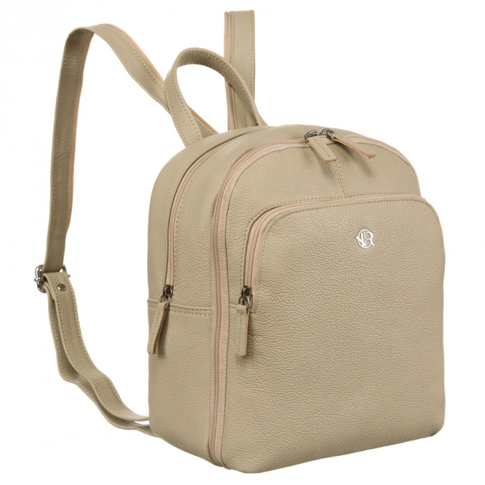 Rucsac din piele naturala urban pentru femei bej - Rovicky PTR-RV-2629-FTS-3004 BEI [3]