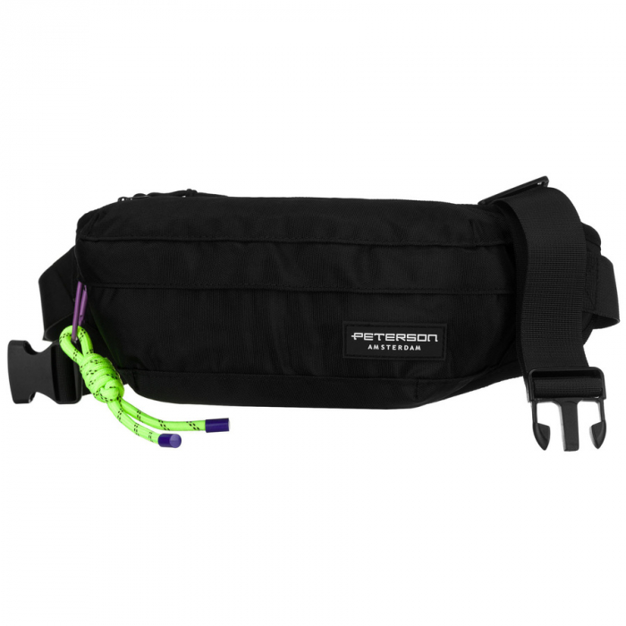 Geantă sport, tip borseta încăpătoare, neagră, din poliester - Peterson PTR-PTN SWY-02-6980 BLAC [3]