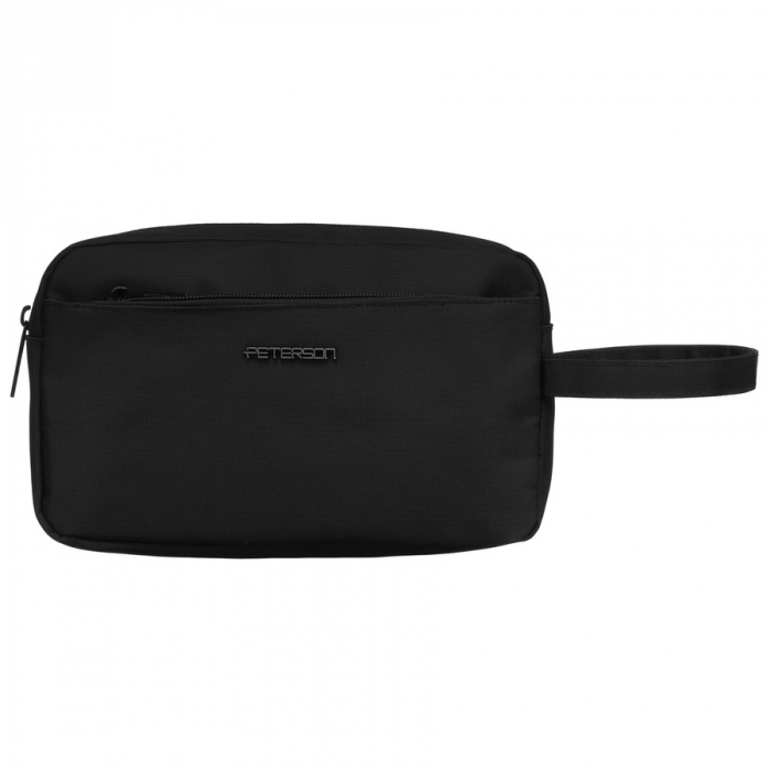 Geantă pentru cosmetice de călătorie din poliester neagră pentru bărbați - Peterson PTR-PTN KOS-YG-01 BLACK [3]