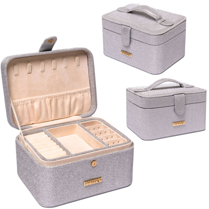 Cutie de bijuterii din argint cu închidere magnetică - Peterson PTR-PTN SZK-09-3132 SILV [1]