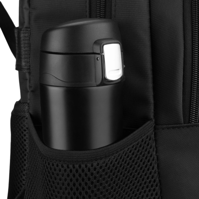 Rucsac de călătorie spațios pentru avion, fabricat din poliester, de culoare neagră - Rovicky PTR-R-MP3-02-7502-BLACK [18]