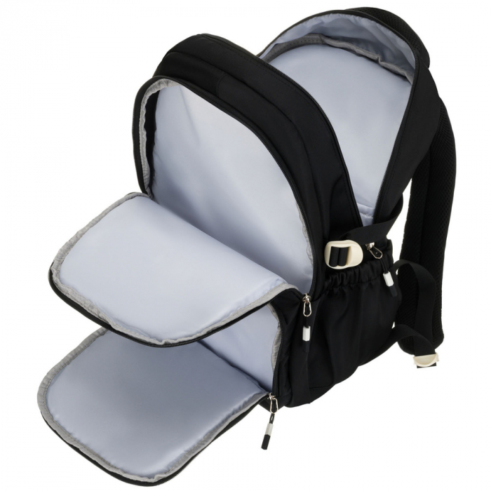 Rucsac școlar negru din poliester cu compartiment pentru laptop - Peterson PTR-PTN 8594-1426 BLACK [9]