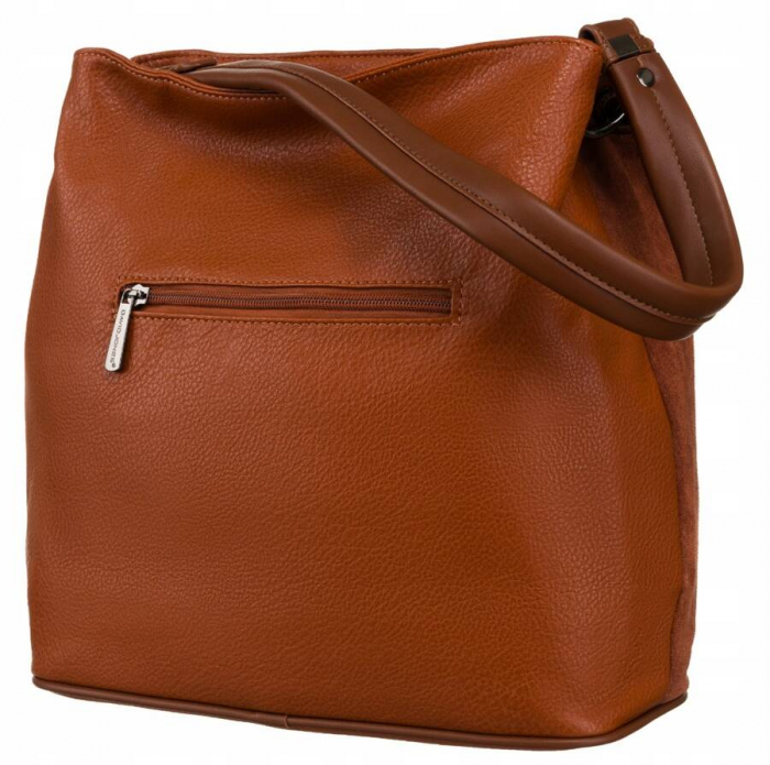 Geanta de dama din piele ecologica cu model de sarpe - David Jones PTR-6885-4 COG [3]
