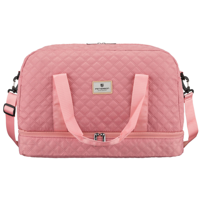 Geantă de antrenament roz, cu două compartimente, din poliester - Peterson PTR-PTN PIK-01-8540 PINK [3]