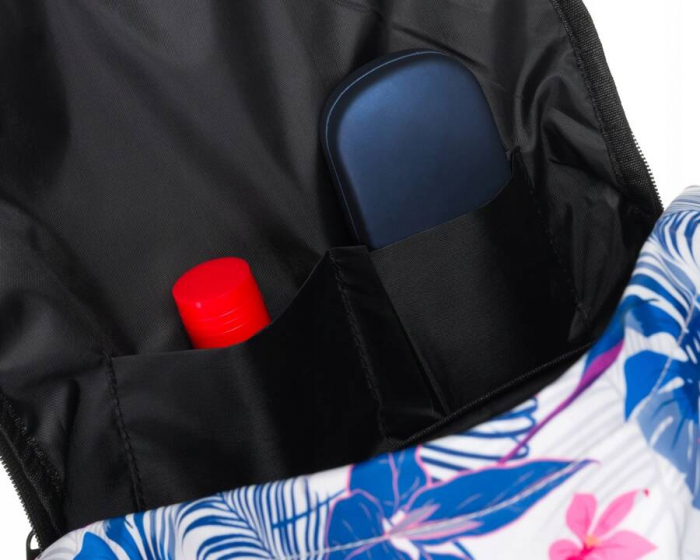 Rucsac de școală cu flori la modă, cu buzunare deschise pe laterale - Peterson PTR-PTN 79904-7989 PRT6 [7]