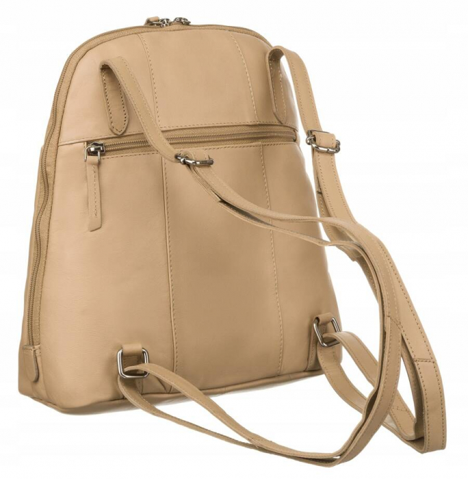 Rucsac mic, din piele, pentru femei - Rovicky PTR-R-311-22-NS-0874 BEI [3]