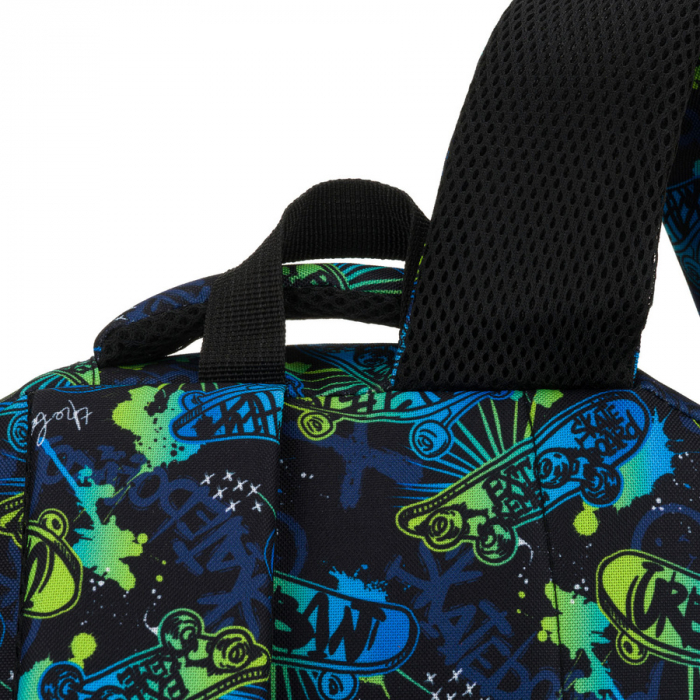 Rucsac școlar din poliester cu model de skateboard - Peterson PTR-PTN BIEDRONKA B25 [13]