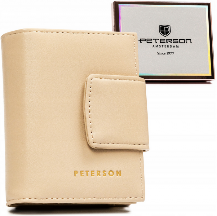 Portofel dama din piele Peterson PTR-PTN 42329-F8 BE [1]