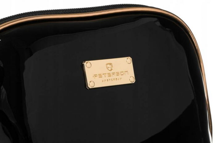 Geanta cosmetica eleganta de dama din material impermeabil de culoare neagra - Peterson PTR-PTN K24-05-5932 BL [4]