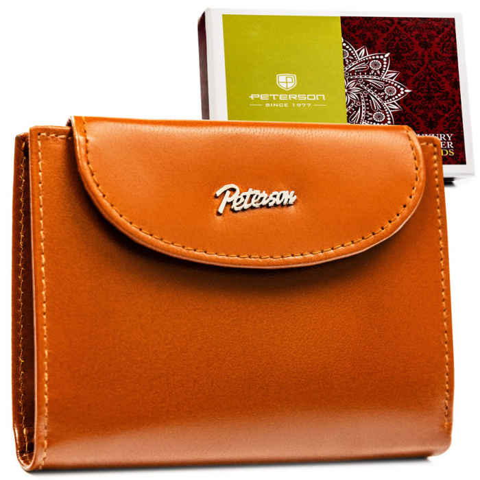 Portofel din piele naturala pentru femei Peterson PTR-PTN RD-357-NGV-M-907 [1]