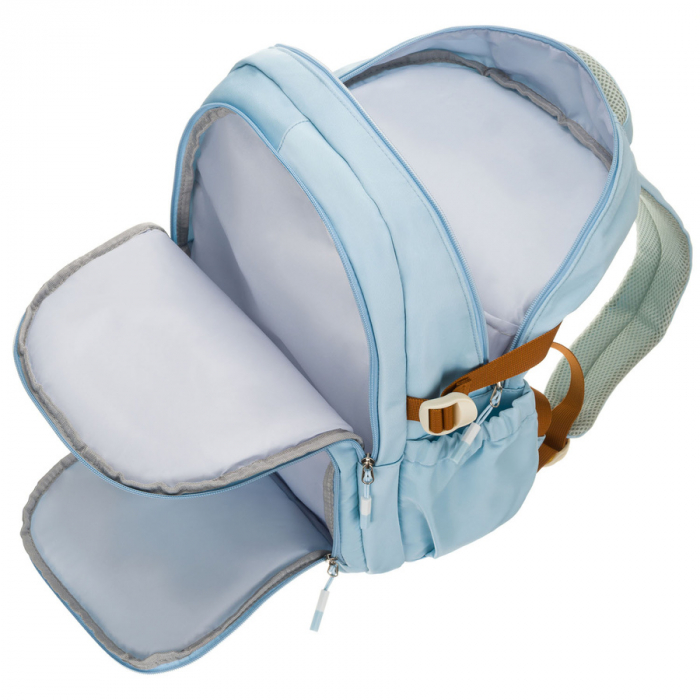 Ghiozdan școlar albastru din poliester cu bretele reglabile - Peterson PTR-PTN 8594-1419 BLUE [9]