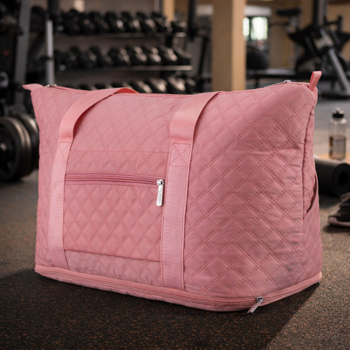 Geantă de antrenament din poliester roz, cu mânere confortabile - Peterson PTR-PTN PIK-02-8595 PINK [9]