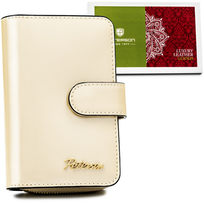 Portofel dama din piele naturala Peterson PTR-PTN 1N-602-6891 PEAR [1]