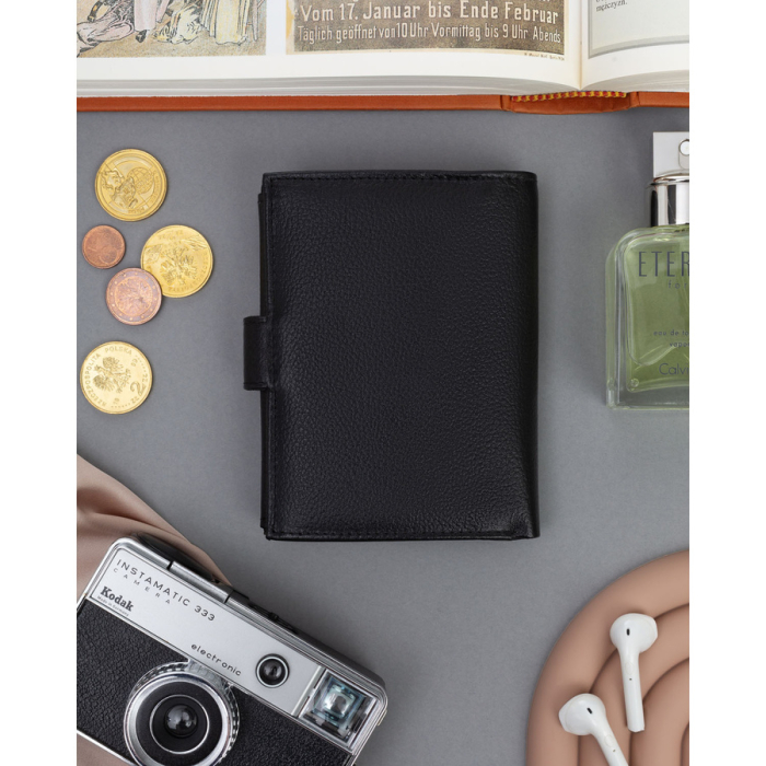 Portofel din piele naturala pentru barbati Cavaldi PTR-N4L-P-PDM-BL BLACK [4]