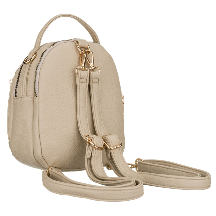 Rucsac mic de damă din piele ecologică bej deschis - Rovicky PTR-R-KP-11-F19-4978 BEI [3]
