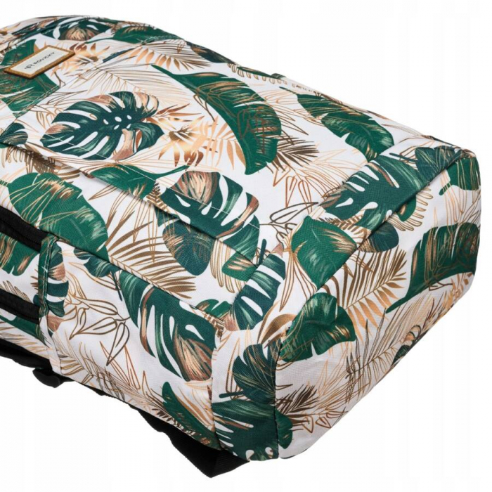 Rucsac clasic de damă din poliester cu model de plante - Rovicky PTR-R-PST-9329 08 [10]