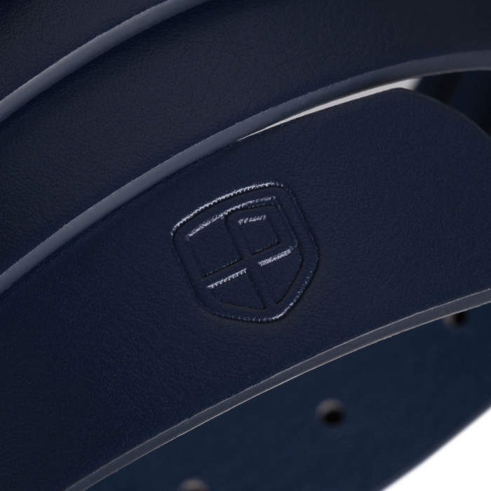 Curea de damă bleumarin din piele ecologică cu cataramă argintie - Peterson PTR-PTN STU-15S1 [3]