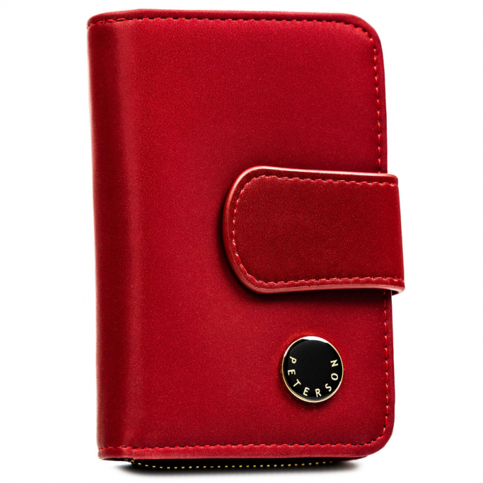 Portofel din piele pentru femei Peterson PTR-PTN PS115-HNL RED [1]