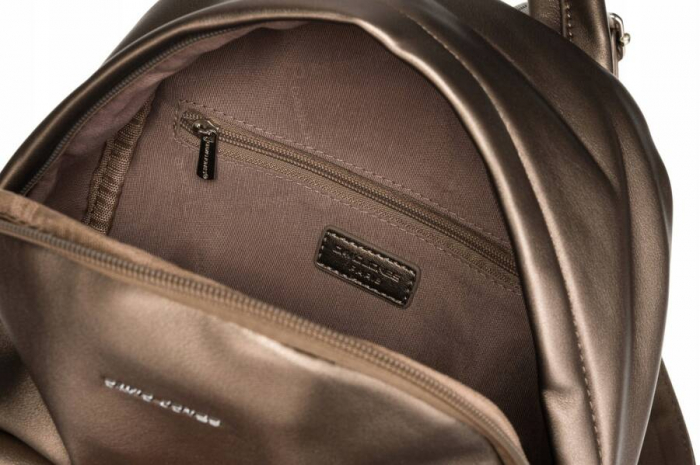 Rucsac elegant de dama din piele ecologica - David Jones PTR-6721-2 GO [5]