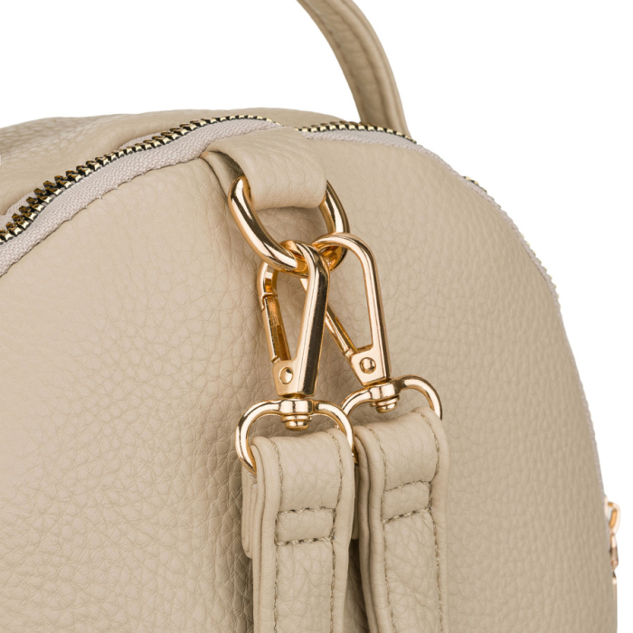 Rucsac mic de damă din piele ecologică bej deschis - Rovicky PTR-R-KP-11-F19-4978 BEI [6]