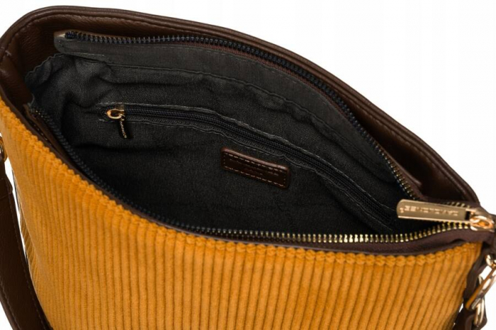 Geanta de dama din piele ecologica cu bareta detasabila - David Jones PTR-6877-2 MU [6]