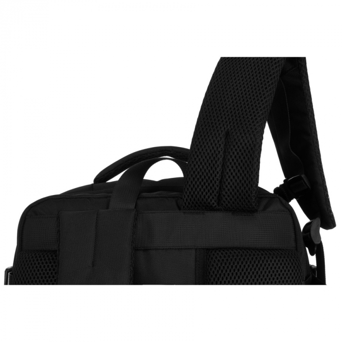Rucsac negru de călătorie cu spațiu pentru laptop, perfect pentru bagajul de mână în avion - Peterson PTR-PTN 24403-6935 BLACK [20]