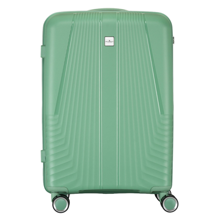 Valiză de cabină verde cu mâner telescopic - Peterson PTR-PTN PP-09-W-S-1488 G [3]