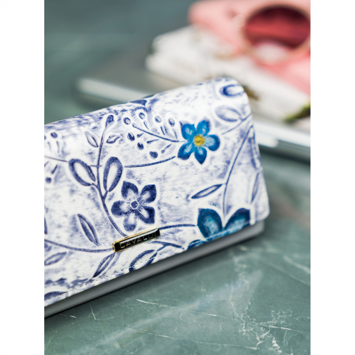 Portofel din piele pentru femei Cavaldi PTR-PN23-FL-BL-PURPLE [3]