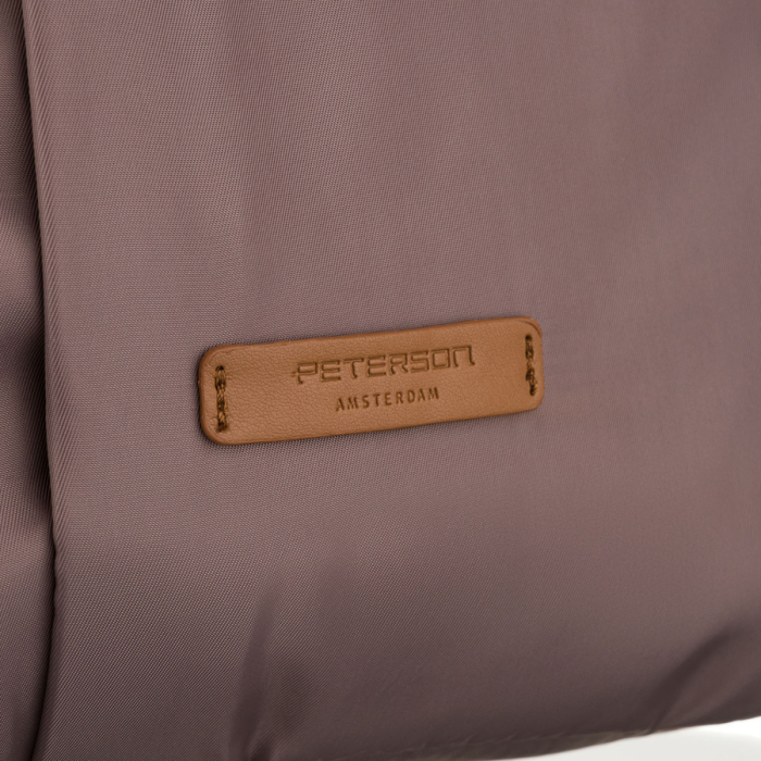 Rucsac bej pentru femei din nailon cu bretele reglabile - Peterson PTR-PTN JN-09-0061 BEIGE [16]