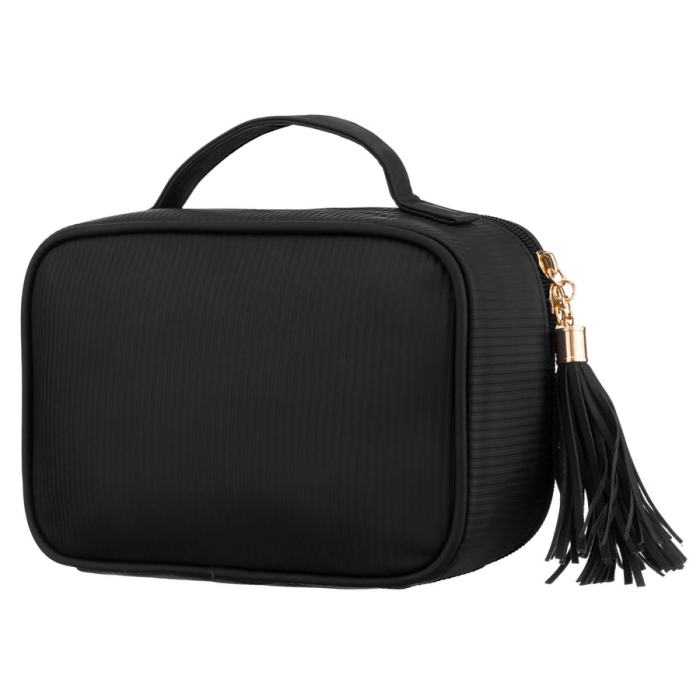 Geantă cosmetică neagră din material sintetic cu patru compartimente - Peterson PTR-PTN KOS-DA-10P BLACK [3]